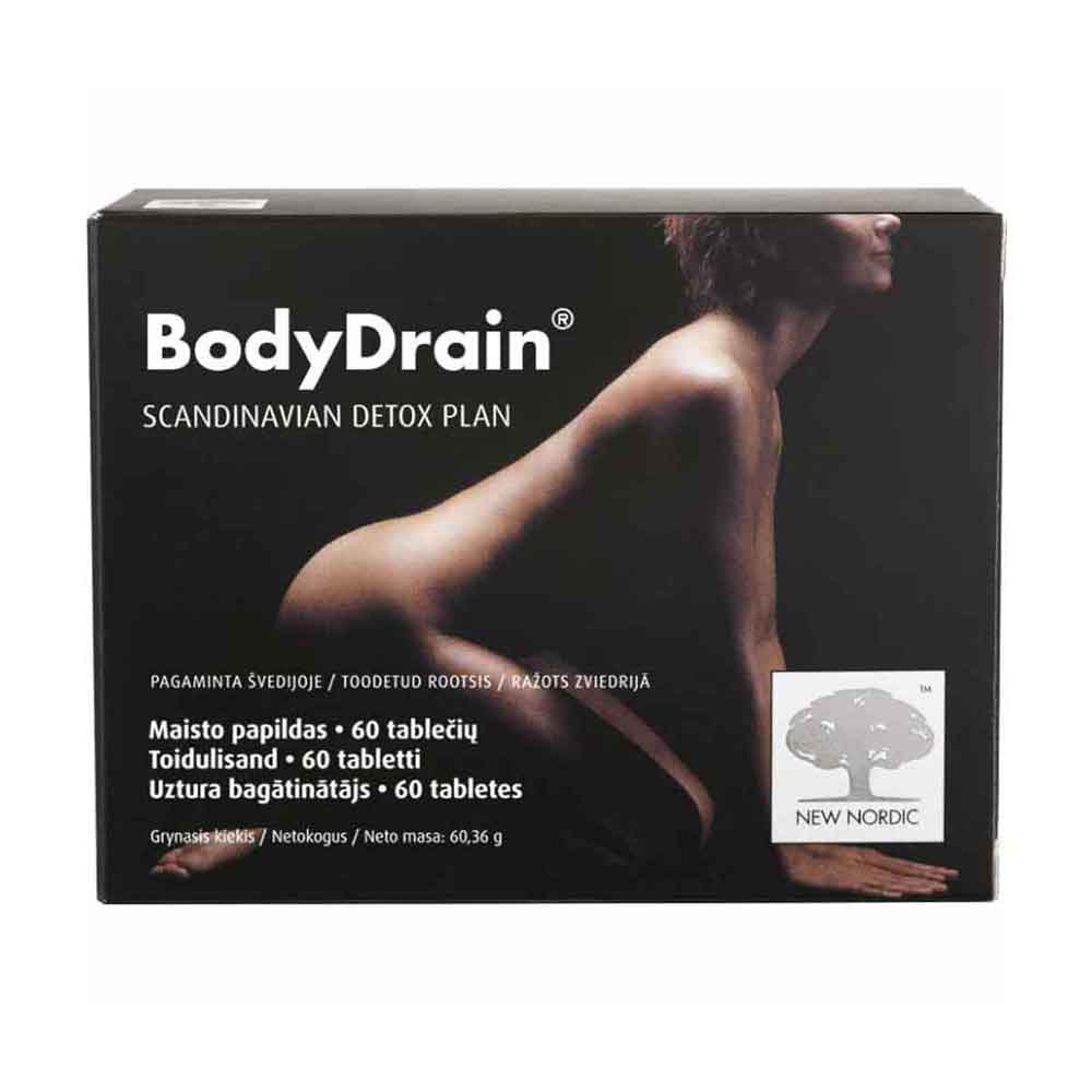 New Nordic Bodydrain tablets N60