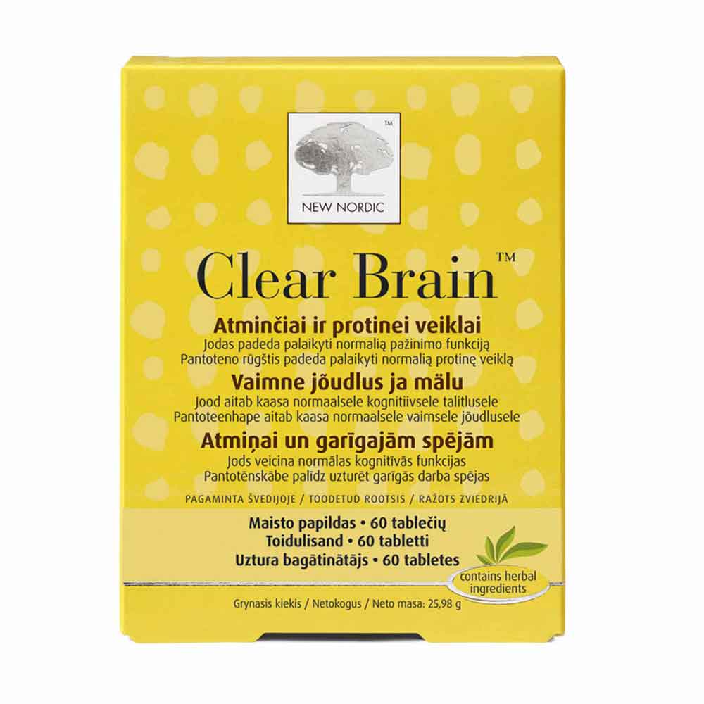 New Nordic Clear Brain tablets N60