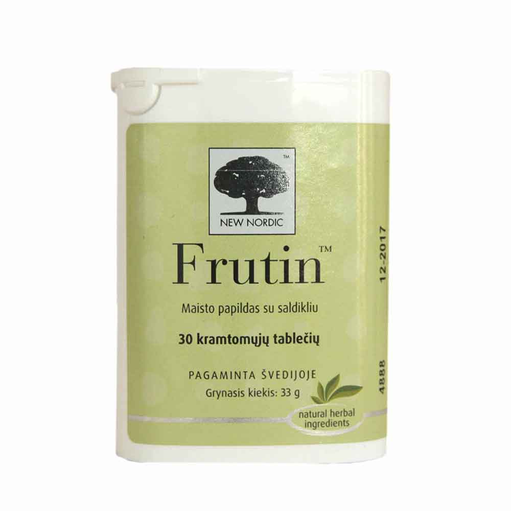 New Nordic Frutin Chewing tablets N30