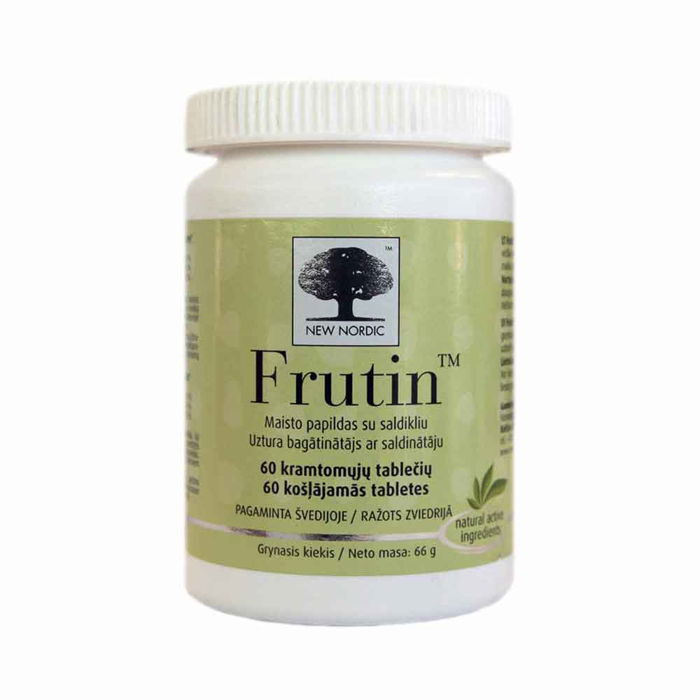 New Nordic Frutin Chewing tablets N60