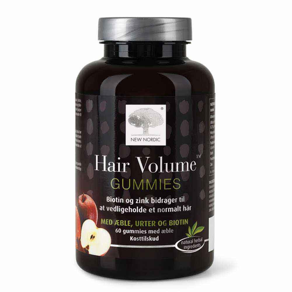 New Nordic Hair Volume Gummies Chewing Leaders N60