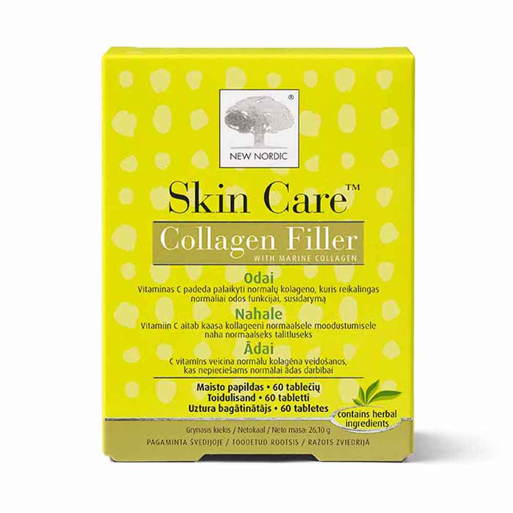 New Nordic Skin Core Collagen Filler tablets N60