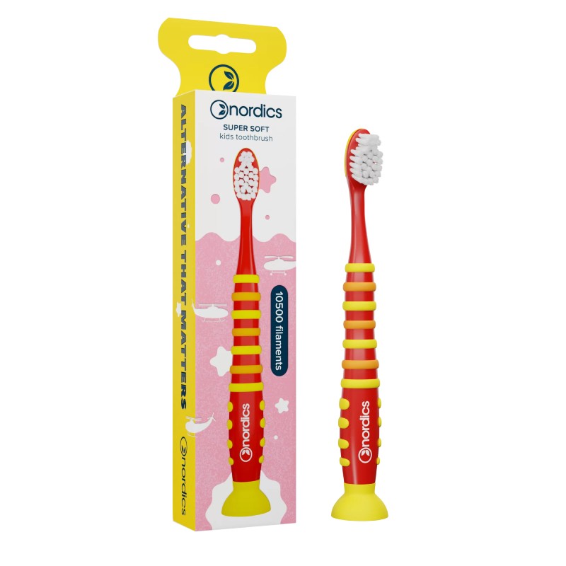 NORDICS 10500 Rocket Red children's toothbrush