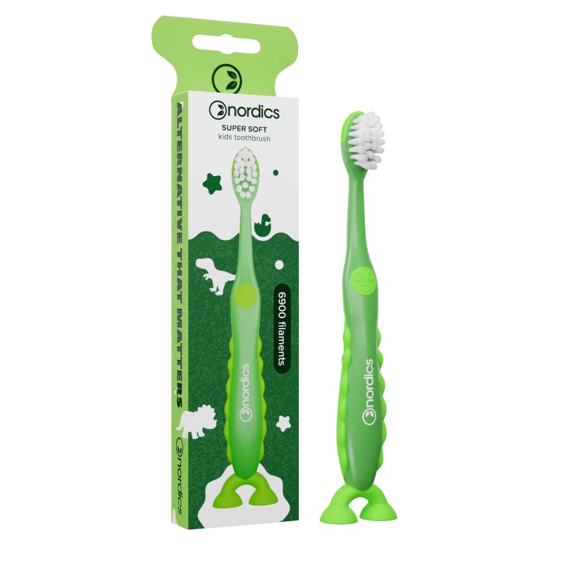 NORDICS 6900 Dino Green children's toothbrush