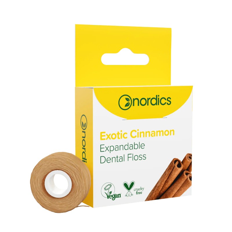 NORDICS Cinnamon dental floss with cinnamon oil 30 m