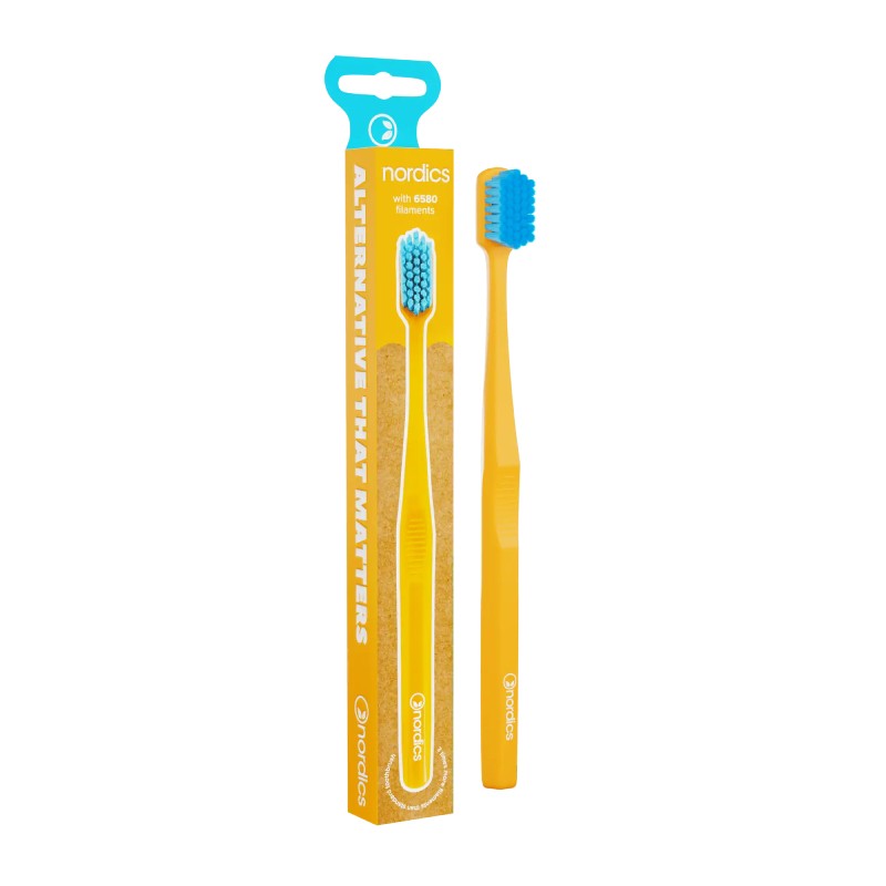 NORDICS Premium 6580 Yellow toothbrush