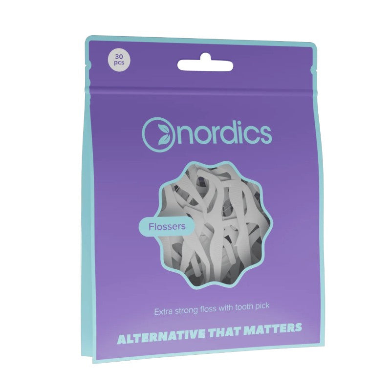 NORDICS dental floss with holder N30