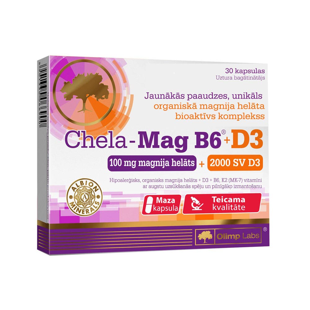 OLIMP LABS Chela-Mag B6+D3 capsules N30