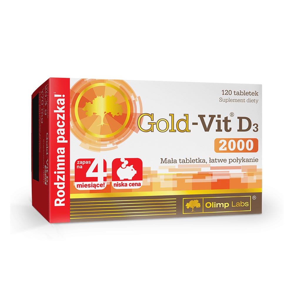 OLIMP LABS Gold - Vit D3 2000 tablets N120