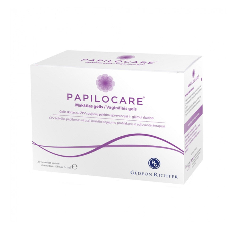 PAPILOCARE vaginal gel 5 ml N21
