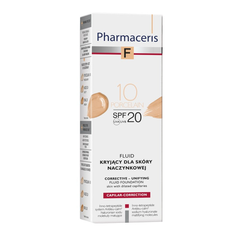 PHARMACERIS F Capilar-Correction SPF20 foundation 10 Porcelain 30 ml