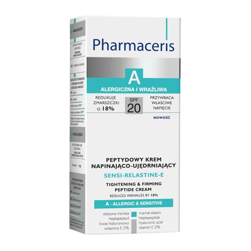 PHARMACERIS Sensi-Relastine-E SPF20 peptide cream 50 ml