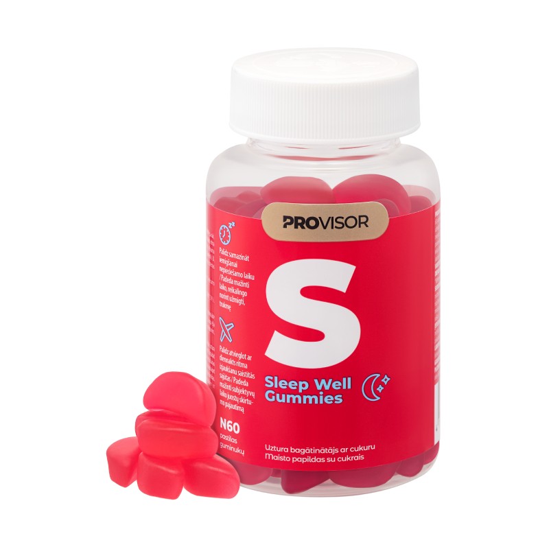 Provisor Sleep Well Gummies pastries N60