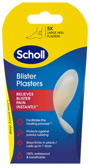SCHOLL Blister Plaster (large) patches blisters 5 pcs