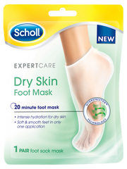 SCHOLL Dry Skin mask on foot 1 a couple