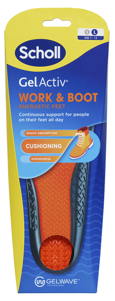 SCHOLL GelActiv Work  Boot (40-46,5 size) insoles 1 a couple