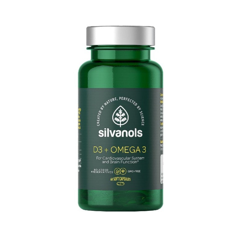 SILVANOLS D3 + Omega 3 capsules N60