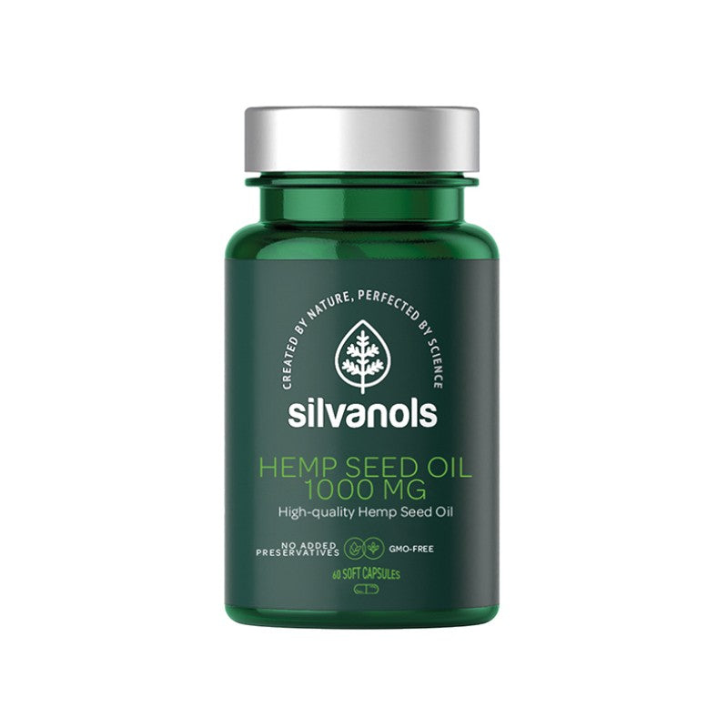 SILVANOLS Hemp Seed Oil 1000 mg capsules N60
