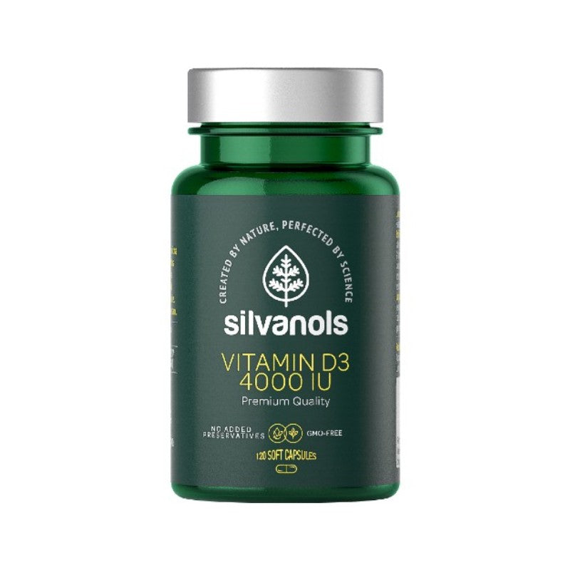 SILVANOLS Vitamin D3 4000 IU capsules N120