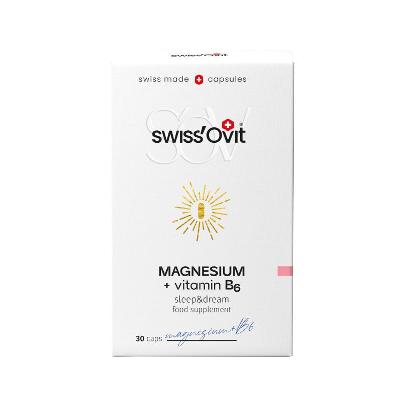SWISS OVIT Magnesium + vitamin B6 capsules N30