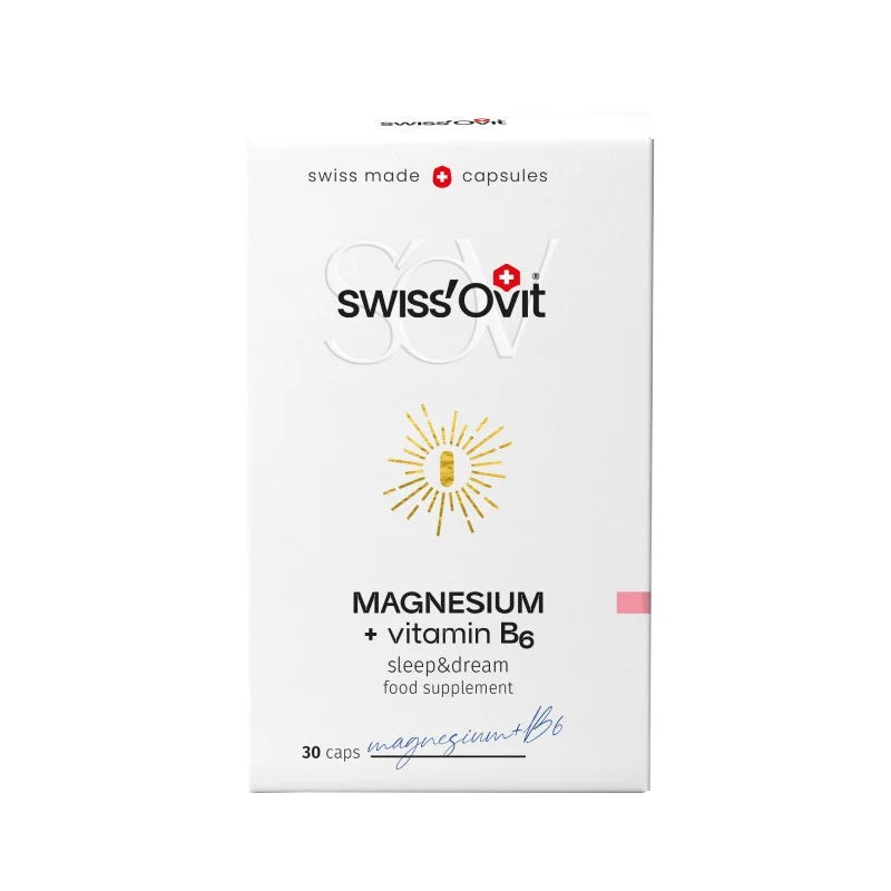 SWISS OVIT Magnesium + vitamin B6 capsules N30