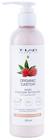 T-LAB Castor Moisture Retention mask hair 250 ml