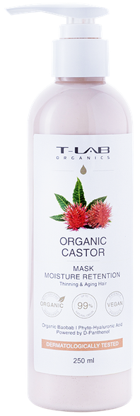 T-LAB Castor Moisture Retention mask hair 250 ml