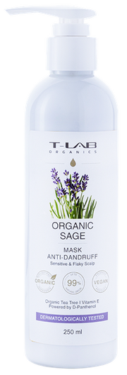 T-LAB Sage Anti Dandruff mask hair 250 ml