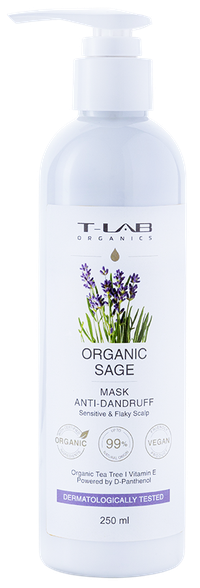 T-LAB Sage Anti Dandruff mask hair 250 ml