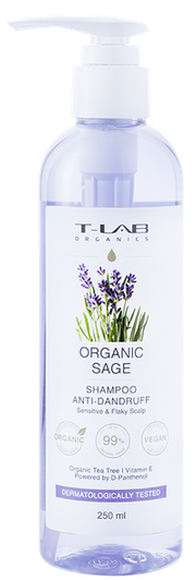T-LAB Sage Anti Dandruff shampoo 250 ml