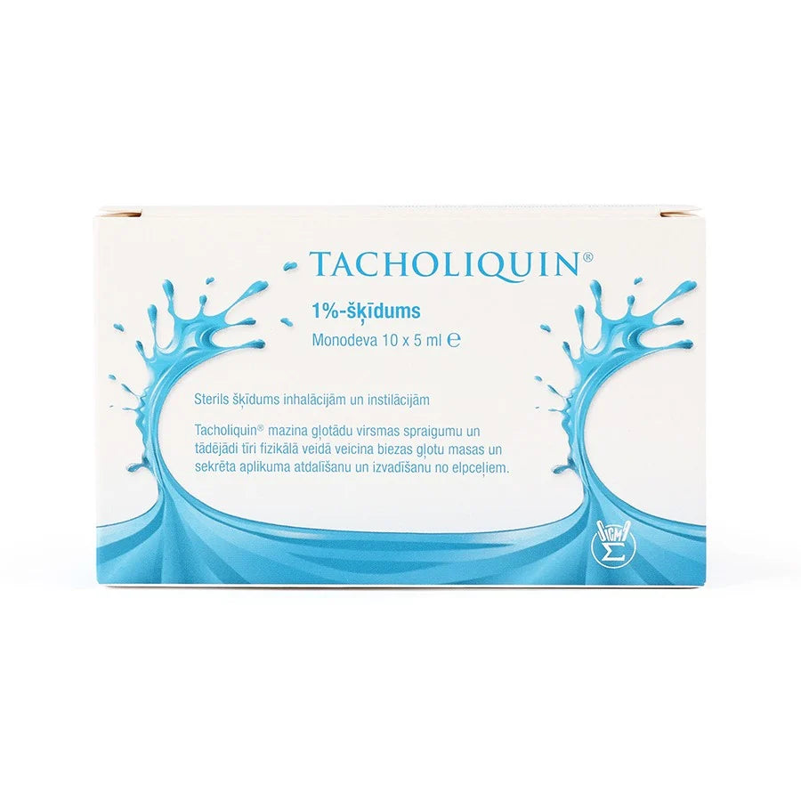 TACHOLIQUIN 1% solution N10 x 5 ml