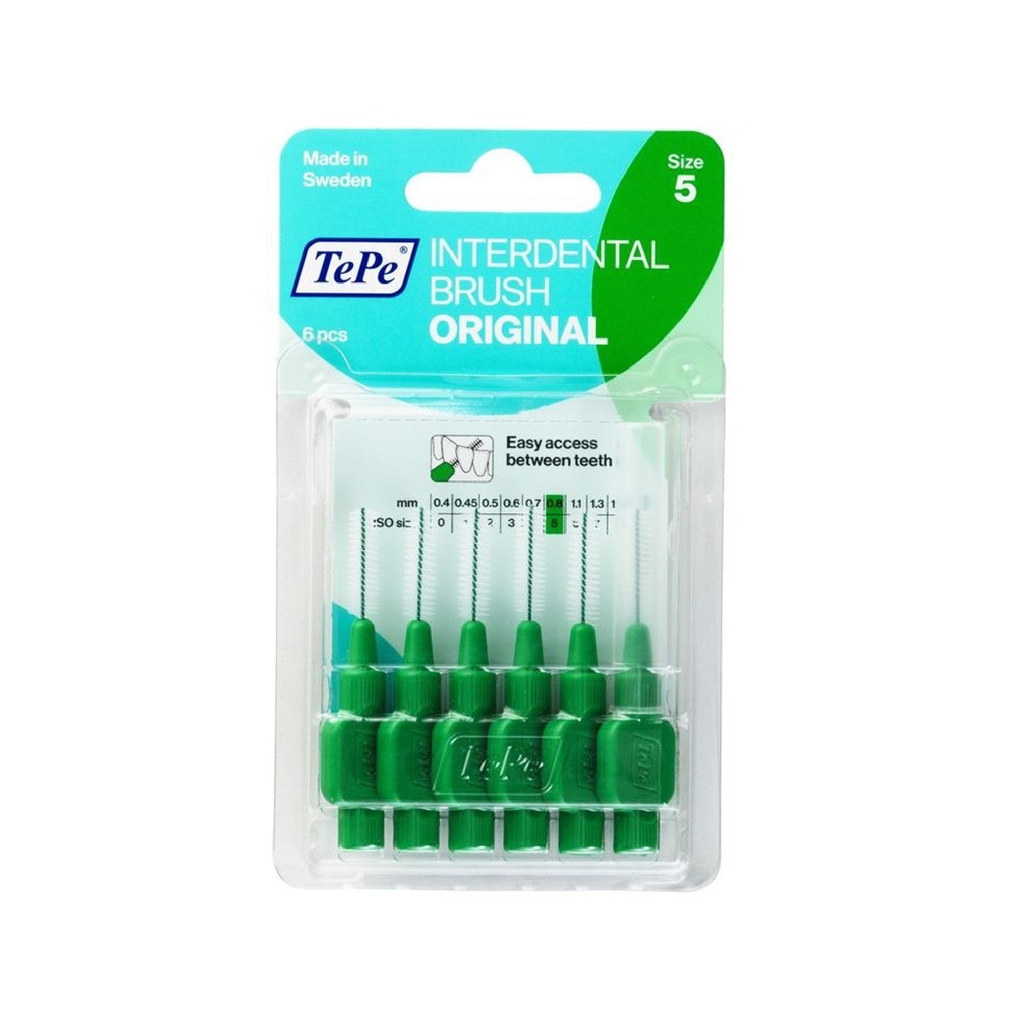 TEPE interdental brush 0.8 mm N6