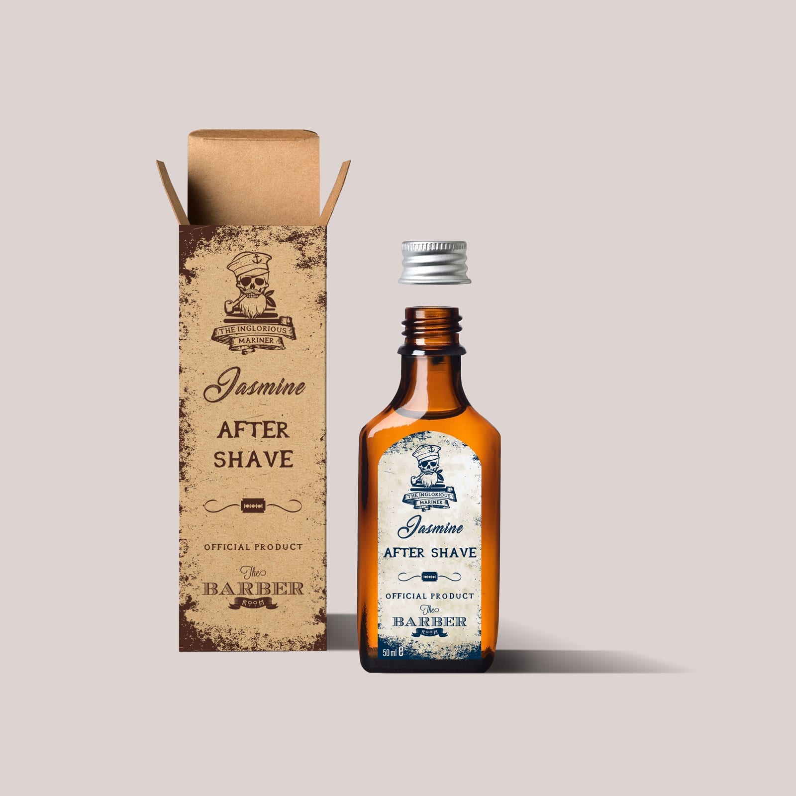 The Inglorious Mariner Jasmine - Anti wrinkle beard tonic lotion – alcohol free after shave 50 ml