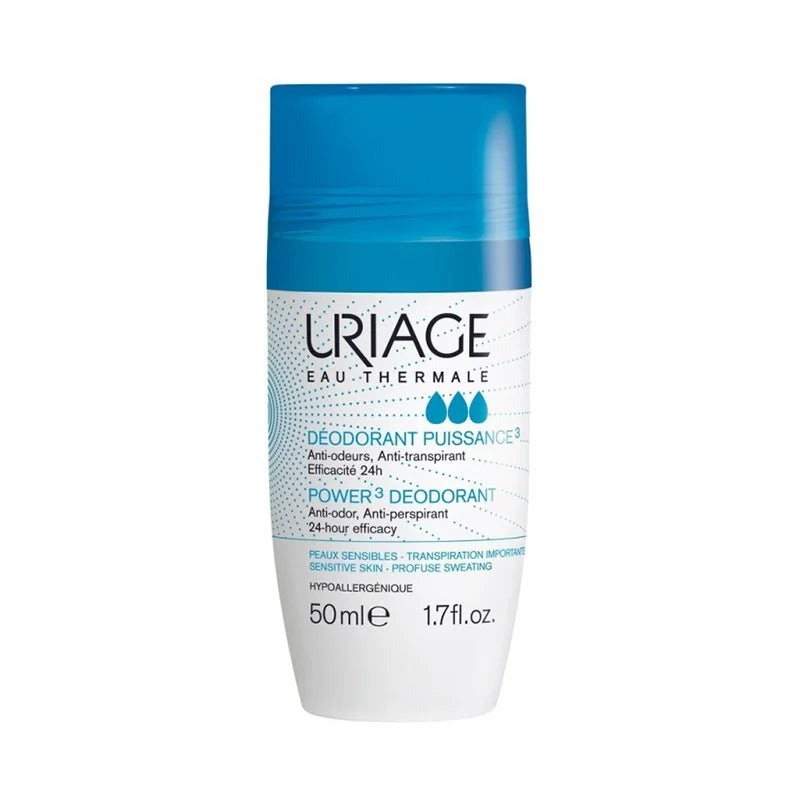 URIAGE Power 3 roll-on deodorant-antiperspirant 50 ml