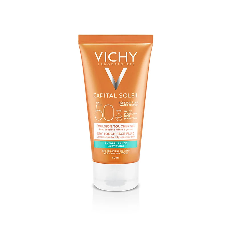VICHY Capital Soleil Dry Touch Face Fluid SPF 50+ face sunscreen fluid norm/fat. for skin 50 ml