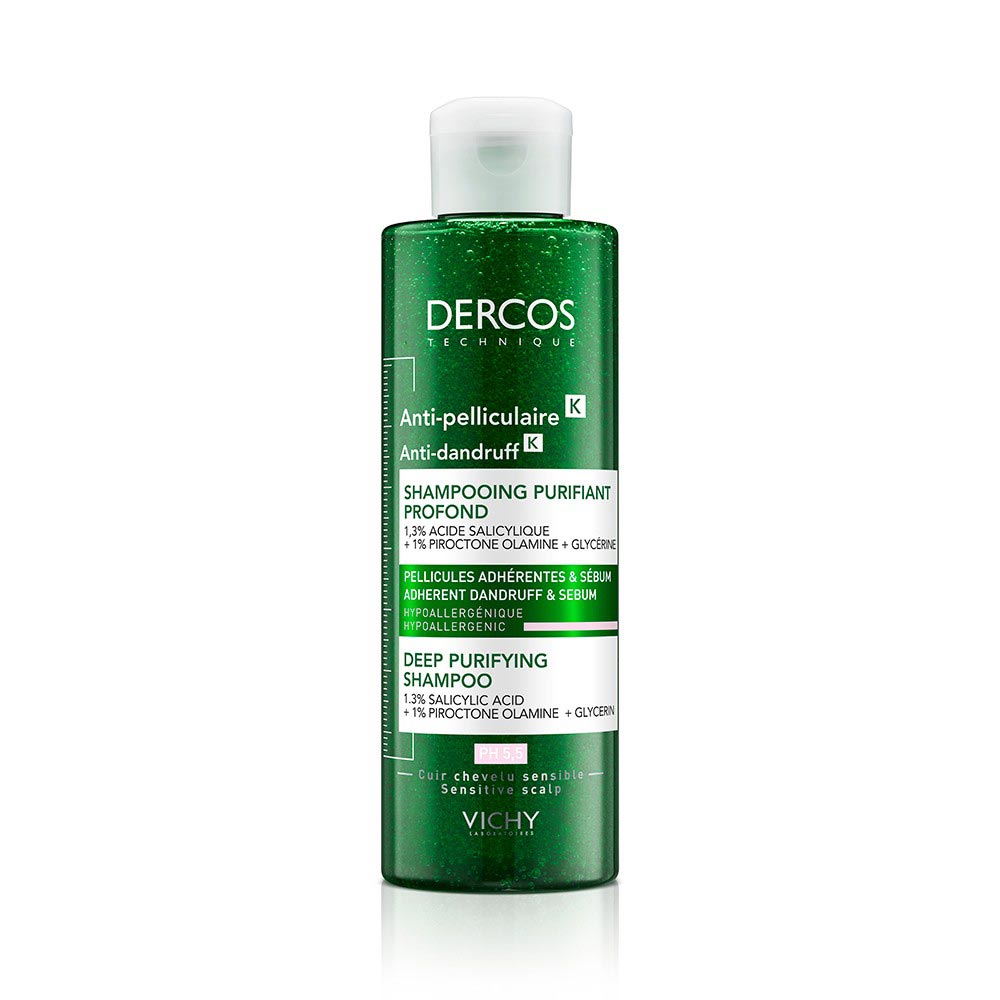 VICHY DERCOS Anti-Dandruff K. shampoo - scrub for extra dense oily dandruff 250 ml