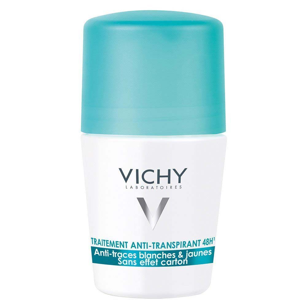 VICHY Ball deodorant - Antiperspirant regulating excessive sweating 48H against white and yellow spots 50 ml