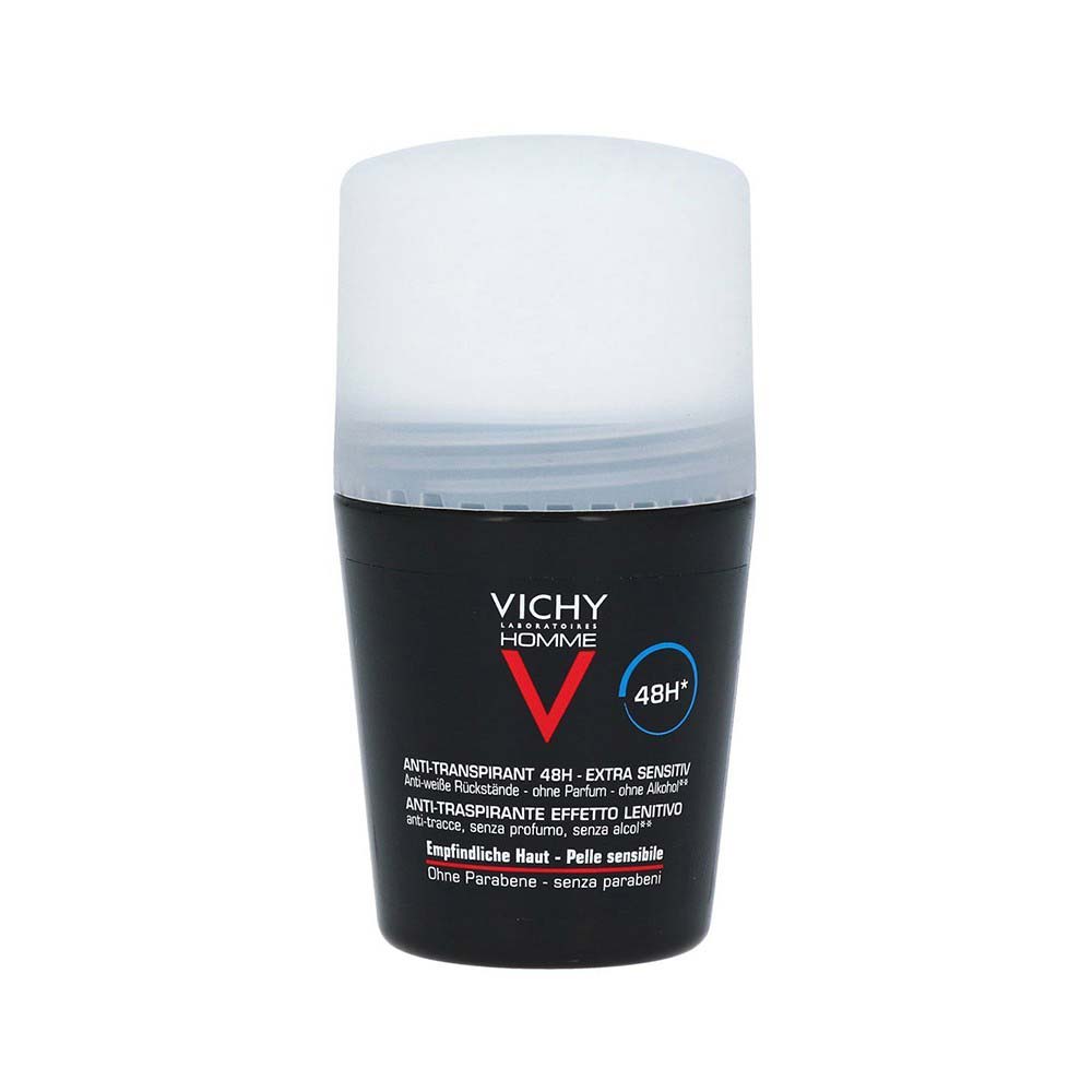 VICHY HOMME Ball deodorant - Antiperspirant regulating excessive sweating 48H for sensitive skin 50 ml