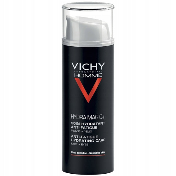 Vichy Homme Hydra Mag C Antifatigue Moisturizing Treatment For Face And Eyes 50ml