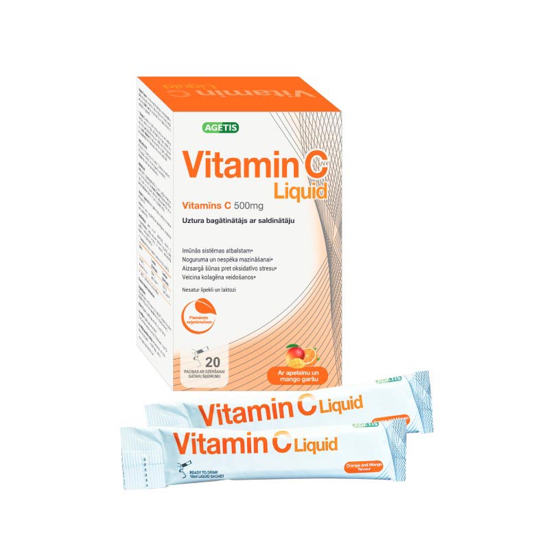 VITAMIN C Liquid 500 mg packets N20