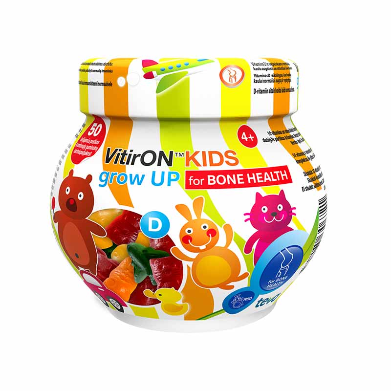 Vitiron Kids Grow Up for Bone Health Stepstilles N50
