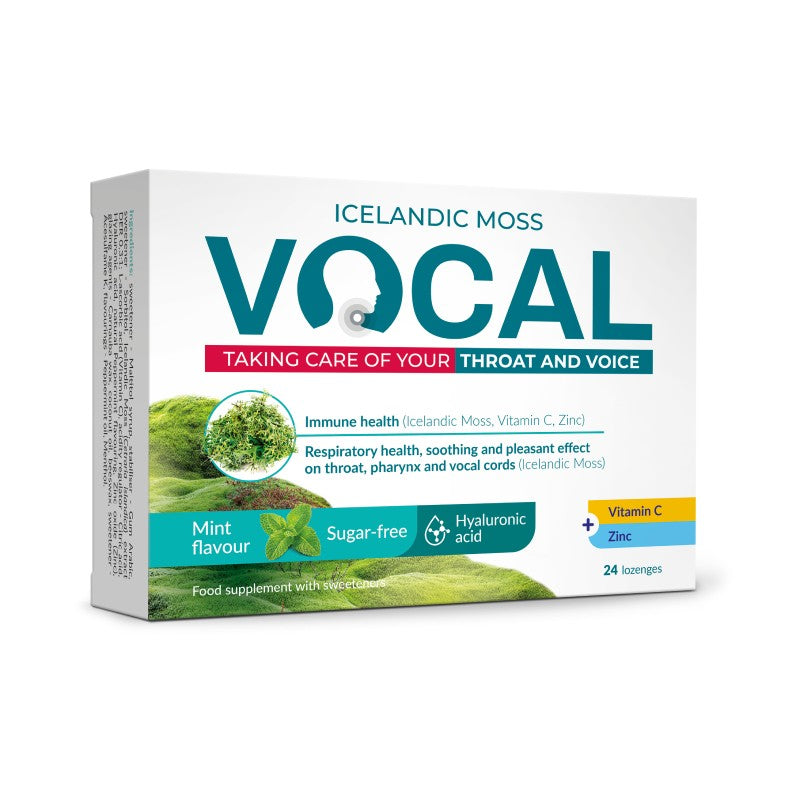 VOCAL sucking lozenges with mint flavor N24