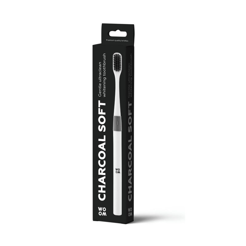 WOOM Charcoal Soft toothbrush