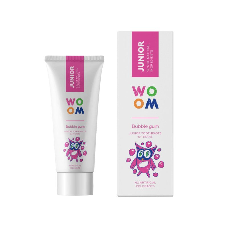 WOOM Junior Bubble Gum toothpaste 6+ years