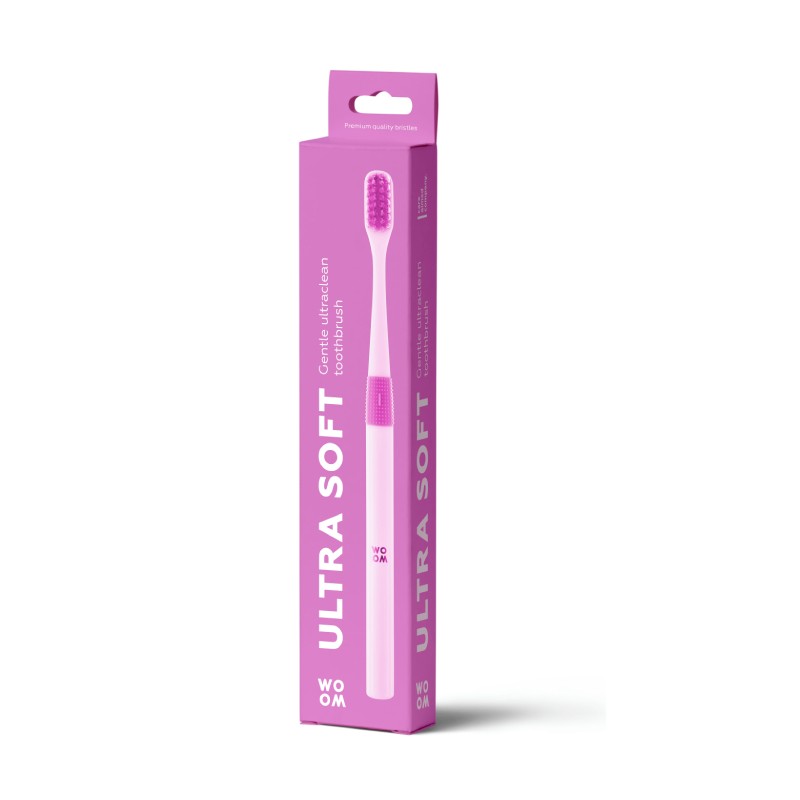 WOOM Ultra Soft Pink toothbrush