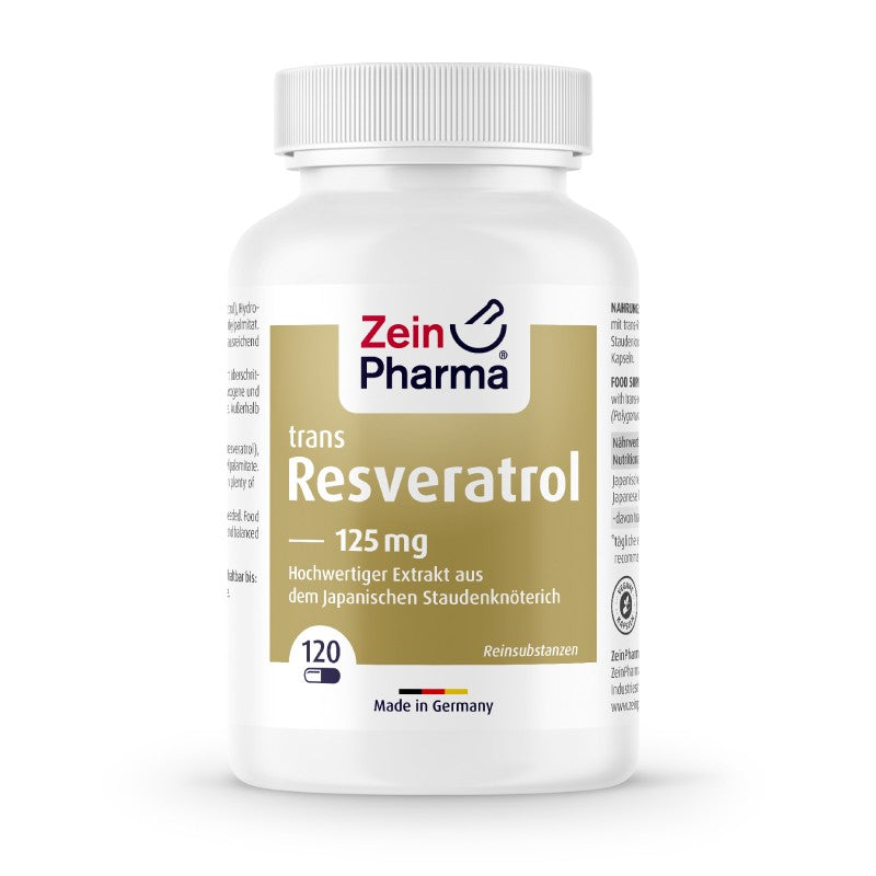 ZEINPHARMA Trans Resveratrol 125 mg capsules N120