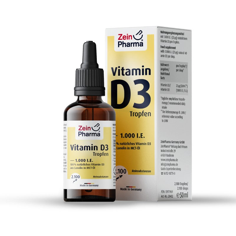 ZEINPHARMA Vitamin D3 1000 IU drops 50 ml