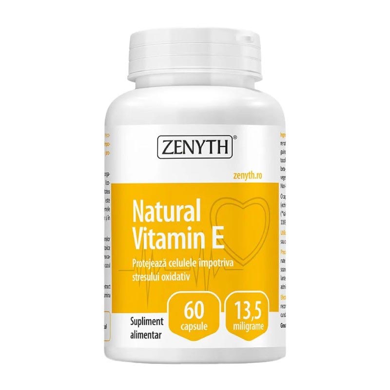 ZENYTH Natural Vitamin E capsules N60