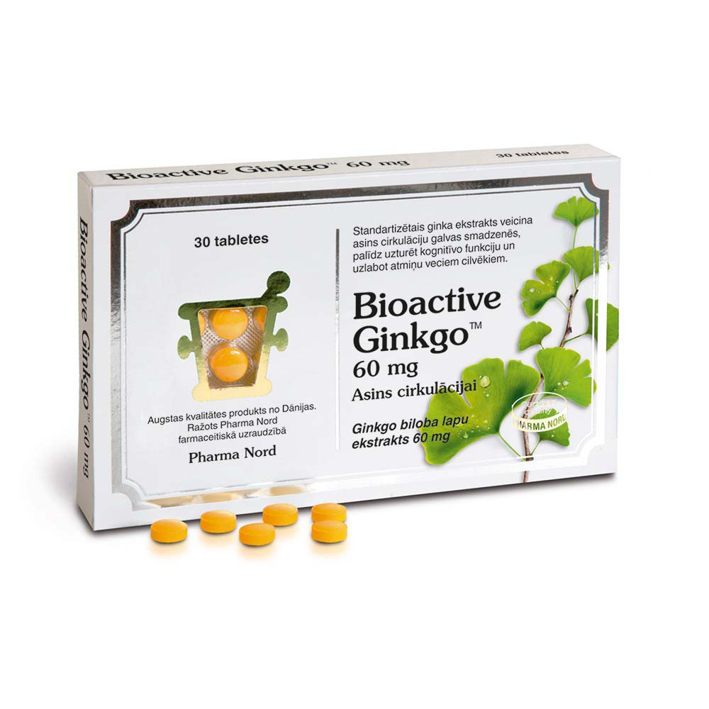 Bioactive Ginkgo 60 mg tablets N30