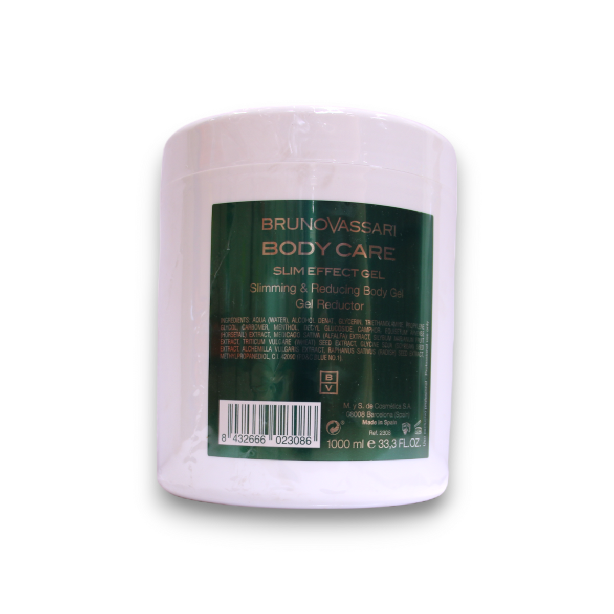 Bruno Vassari, Body Care, Menthol, Slimming, Body Gel, 1000 ml